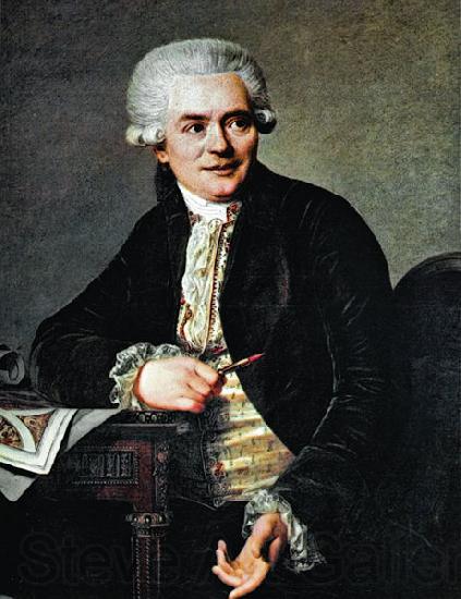 Antoine Vestier Portrait of Johann Heinrich Riesener